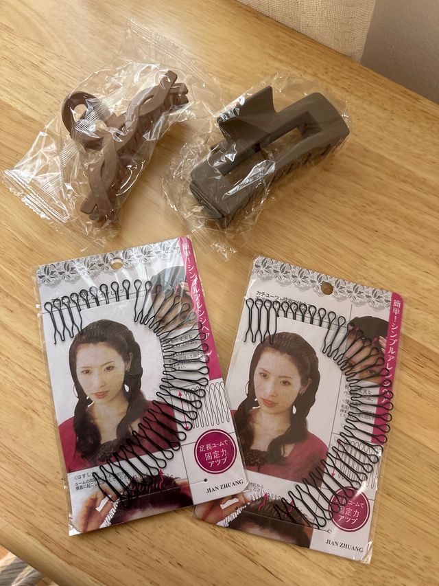 Pinzas para el pelo y moños