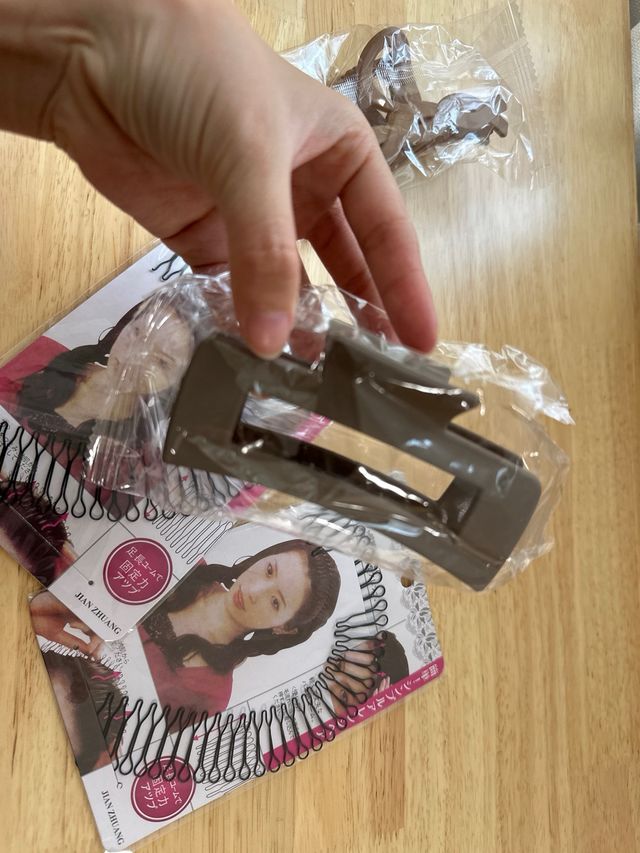 Pinzas para el pelo y moños