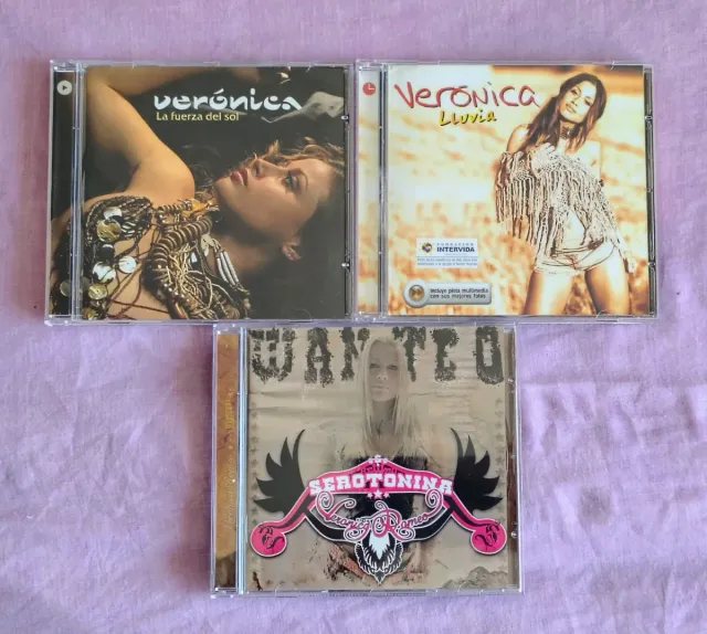Lote 3 CDs Verónica Romeo Operación Triunfo