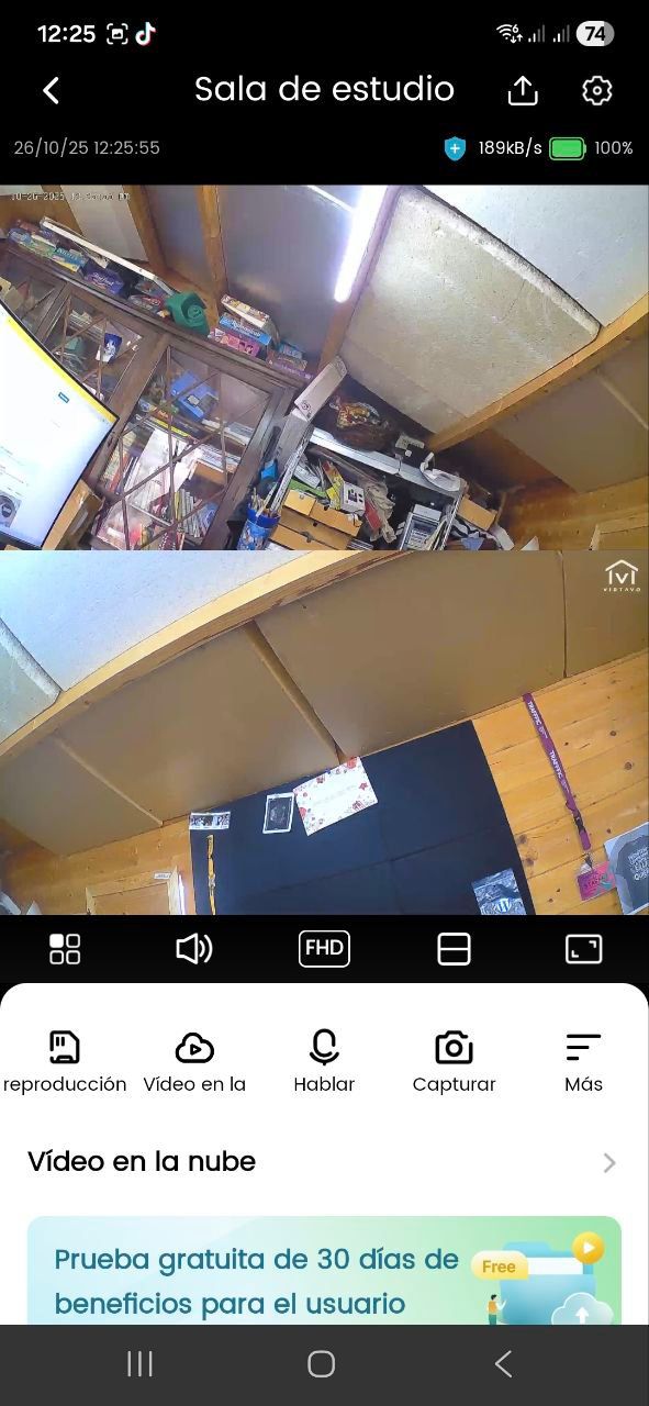 Cámara Virtavo 2K con Visión Panorámica