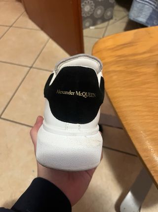 Alexander McQueen Sneakers Bianche Nere Tg 38