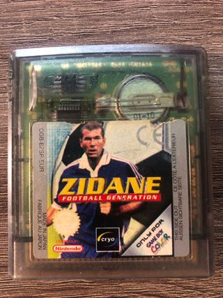 Zidane Football Generation Game Boy Color