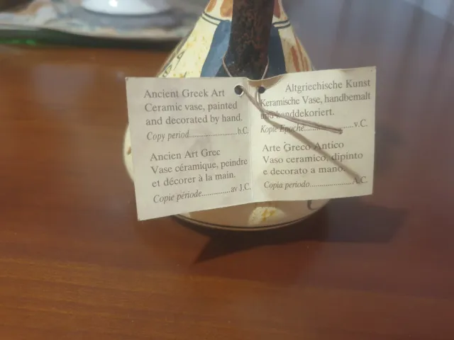 Jarra Griega Antigua - Certificado Calidad