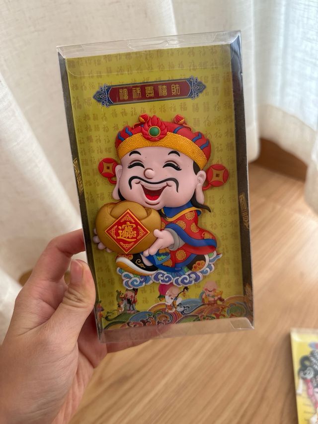 Imanes de nevera de ópera china, 3uds