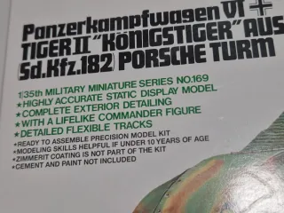 Maqueta Tamiya King Tiger Porsche 1/35