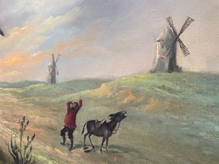 Antiguo cuadro El Quijote