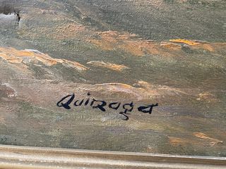 Antiguo cuadro El Quijote