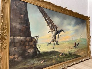 Antiguo cuadro El Quijote