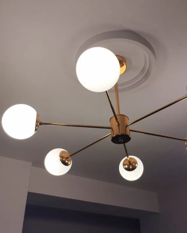 Lámpara de Techo con Bolas