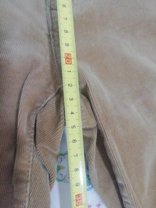 Pantalón pana elástico Mango Talla 32