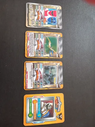 Power Rangers Carte Lotto 4