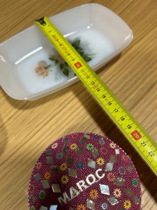 set de dos Bandejas Mantequeras Arcopal Rosas