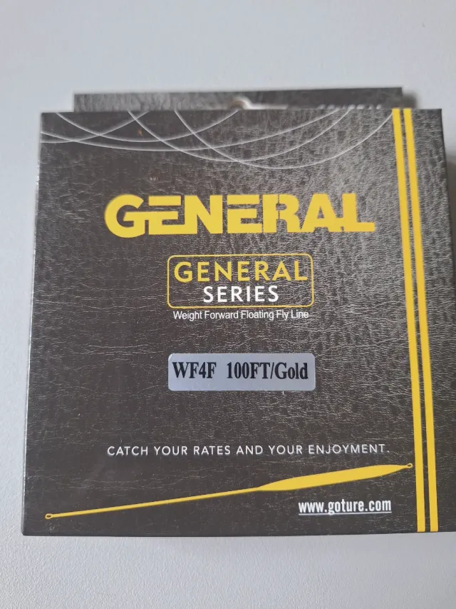 Línea de pesca mosca WF4F 100FT Gold