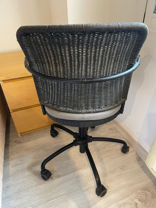 Silla de escritorio Ikea mimbre