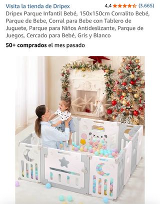 Parque Infantil Bebé Dripex 150x150cm