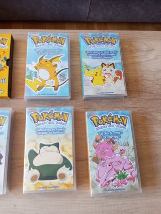 Películas Pokémon VHS (Español)