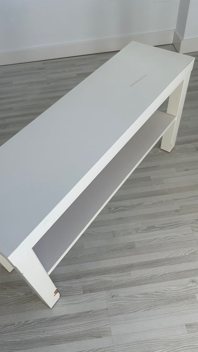 Mesa TV Ikea Lack Blanca