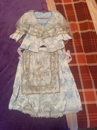 Traje Fallera Vintage Niña 3-4 Años