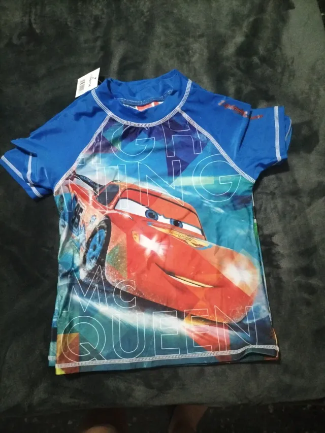 Camiseta natación niño Rayo McQueen