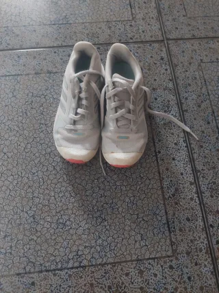 Zapatillas Adidas Niña Blancas y Rosas