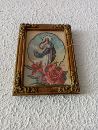 Antiguo cuadro Virgen María Concepción