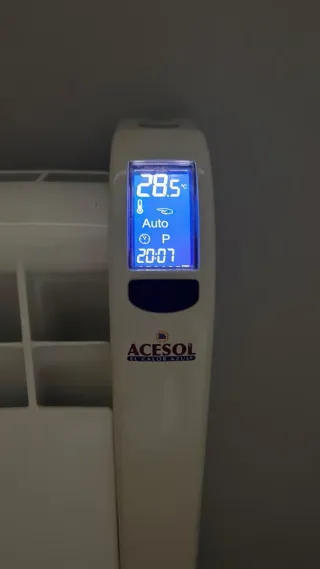 Radiador Eléctrico Acesol Blanco