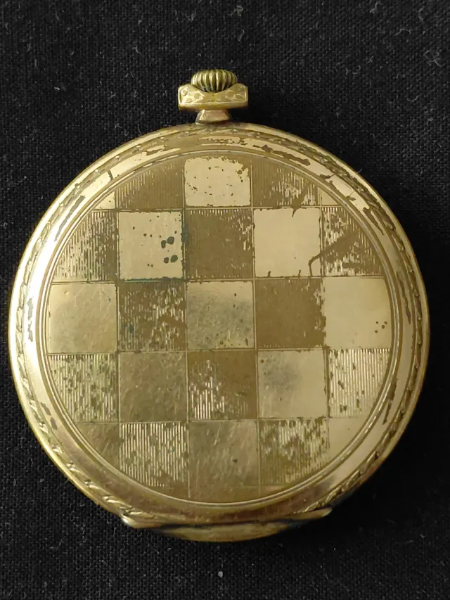 Reloj de bolsillo antiguo Chronometre HR antiguo