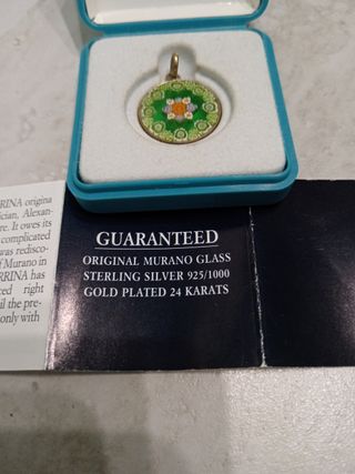 Ciondolo Antica Murrina Veneziana con certificato