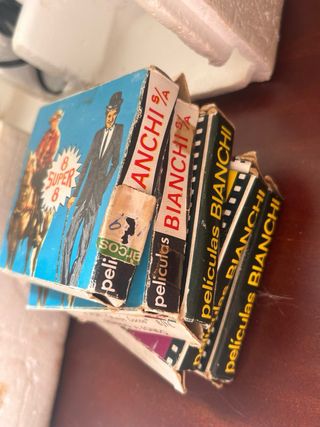 Proyector Bianchi Vintage con Películas