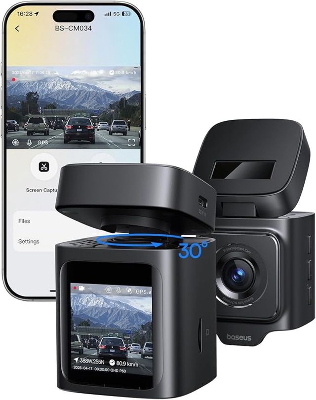 Dashcam Baseus VD1 GPS Galileo WiFi SIN ESTRENAR