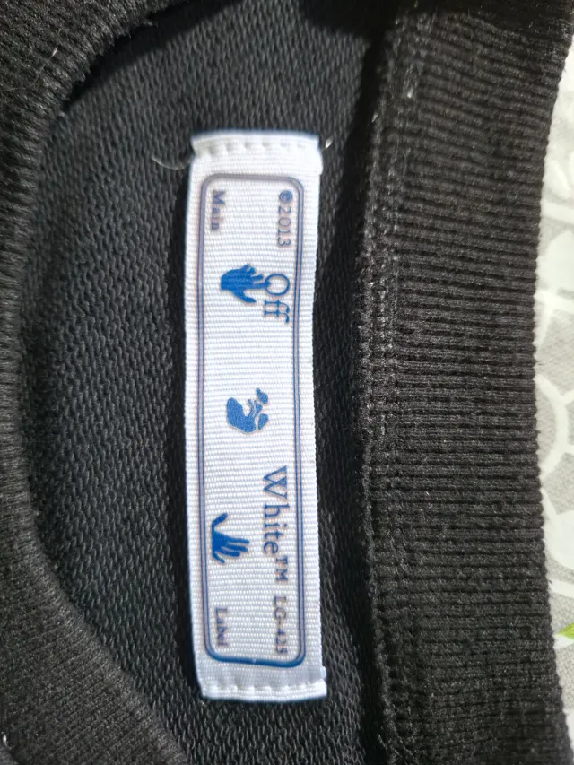 Felpa nera Off-White