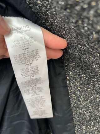 Abrigo Lana Gris Naf Naf