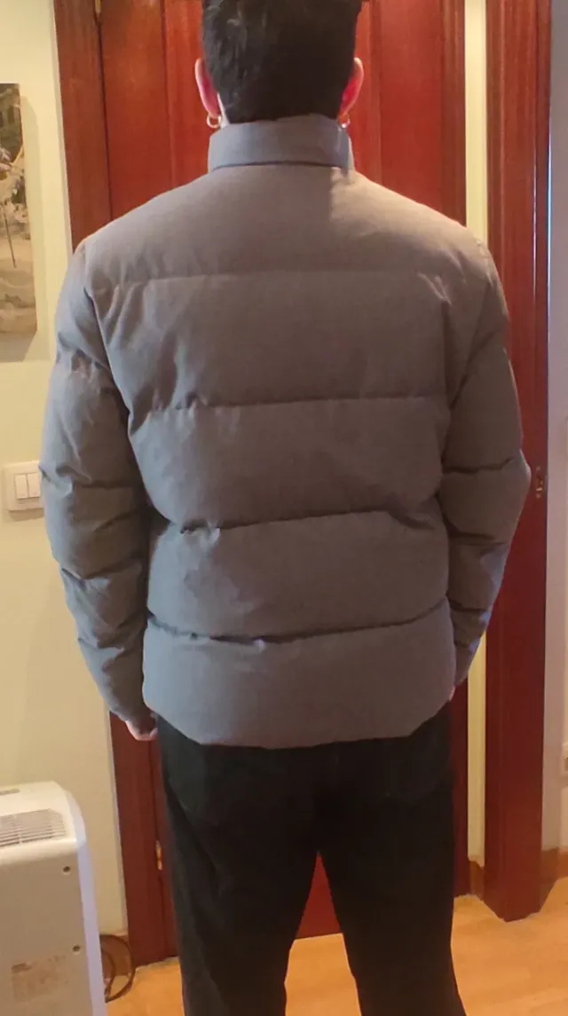 Cazadora acolchada Zara gris