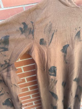 Disfraz Túnica con Capucha Marrón INCLUYE MÁSCARA