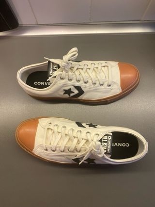 Converse Star Player 76 Blanco, negro. NUEVAS