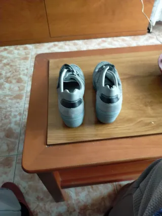 Zapatos plateados mujer