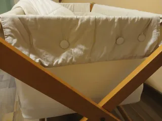 Cuna moisés + Colchón + Relleno nórdico