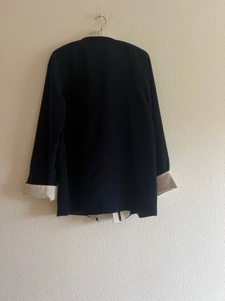 Chaqueta elegante Stralmann azul y beige