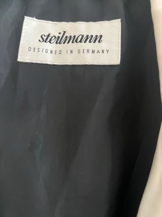 Chaqueta elegante Stralmann azul y beige