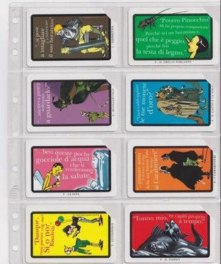 Serie Pinocchio schede telefoniche