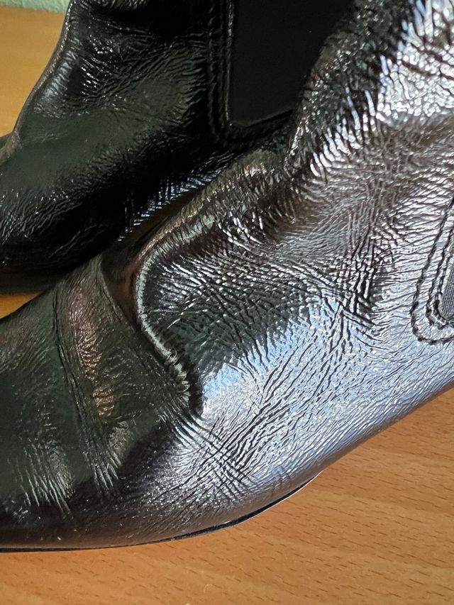 Botines Gastone Lucioli Negro Talla 37