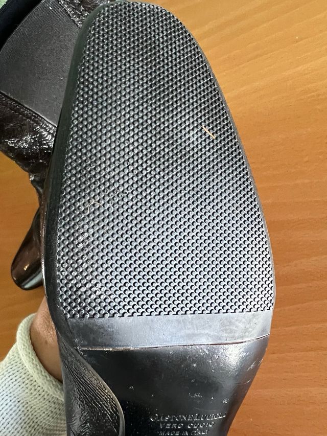 Botines Gastone Lucioli Negro Talla 37