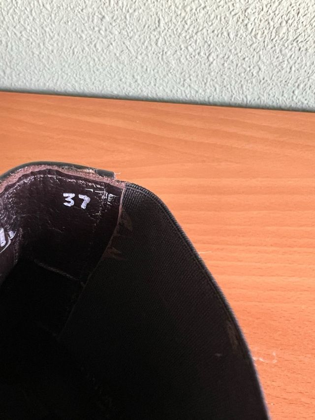 Botines Gastone Lucioli Negro Talla 37