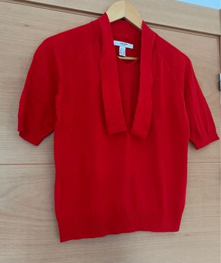 Suéter Liz Claiborne Rojo Talla M