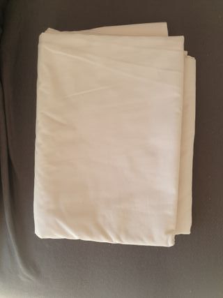 Juego de sábana algodón 135cm encaje hecho a mano