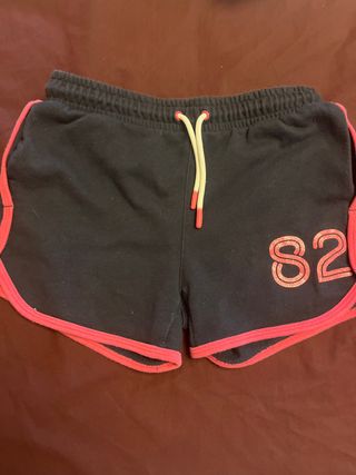 Pantalón corto chándal con cordón