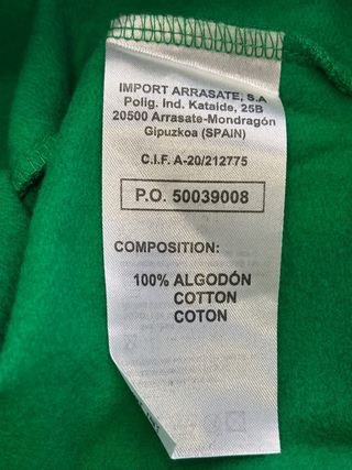 Sudadera y Camiseta Selección fútbol Euskadi