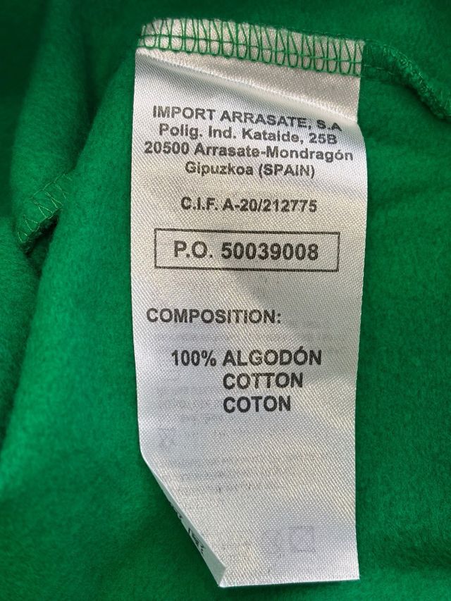 Sudadera y Camiseta Selección fútbol Euskadi