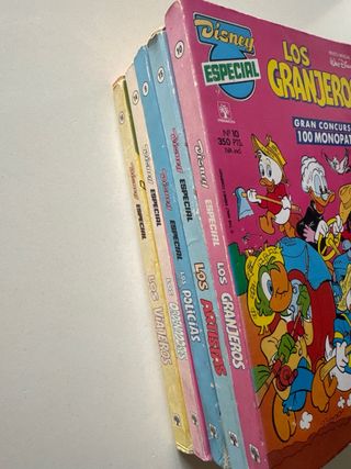 5 cómics de Disney especial años 80-90