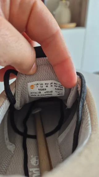 Bambas Timberland beige talla 40